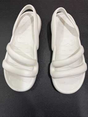 Camper Kobarah Men's White Cushioned Slingback Flat Slide Sandals